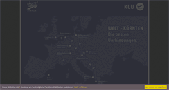 Desktop Screenshot of klagenfurt-airport.at